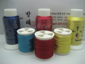 Balhae Silk Sewing Thread  Made in Korea